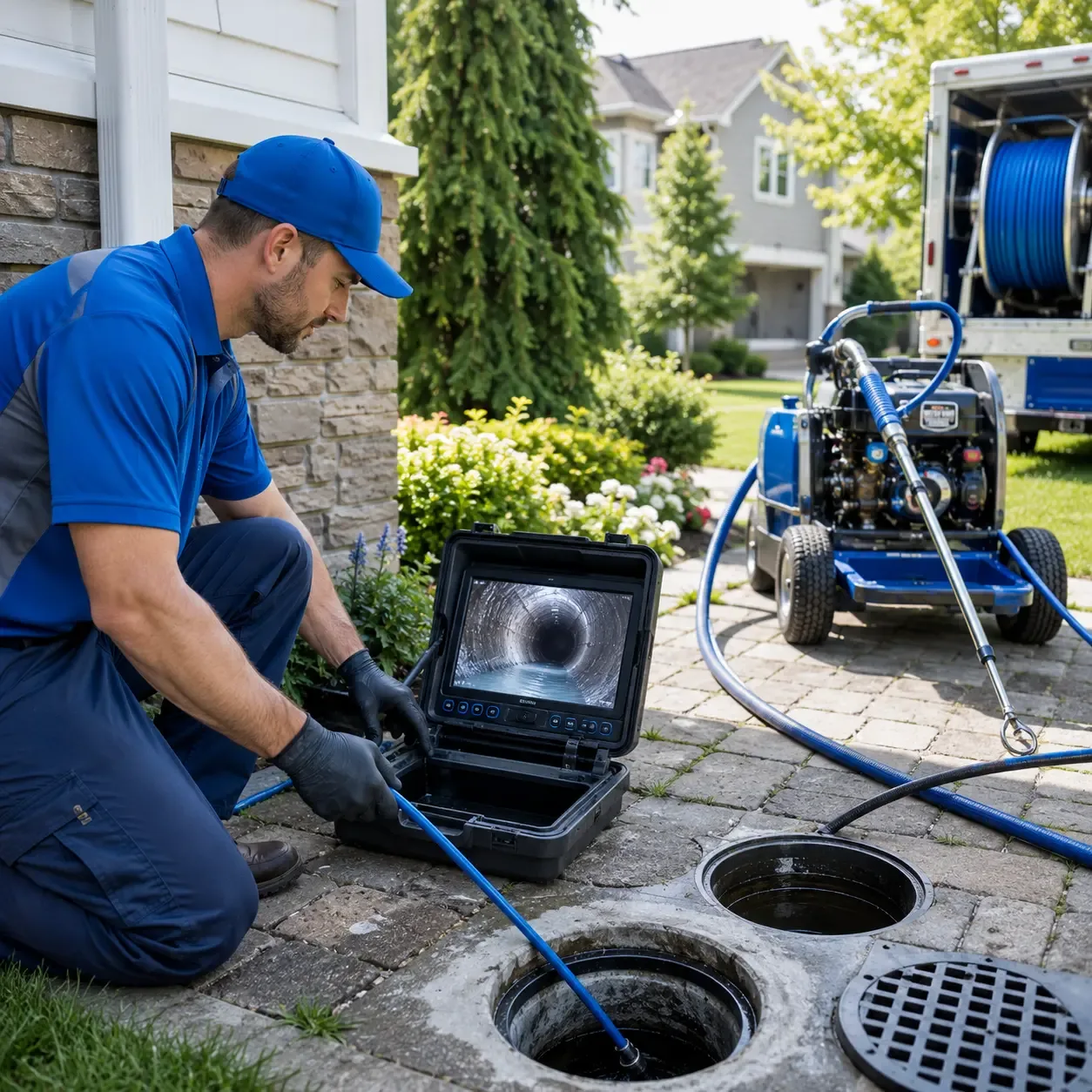 Outdoor drain cleaning professionals serving Auburn, KS
