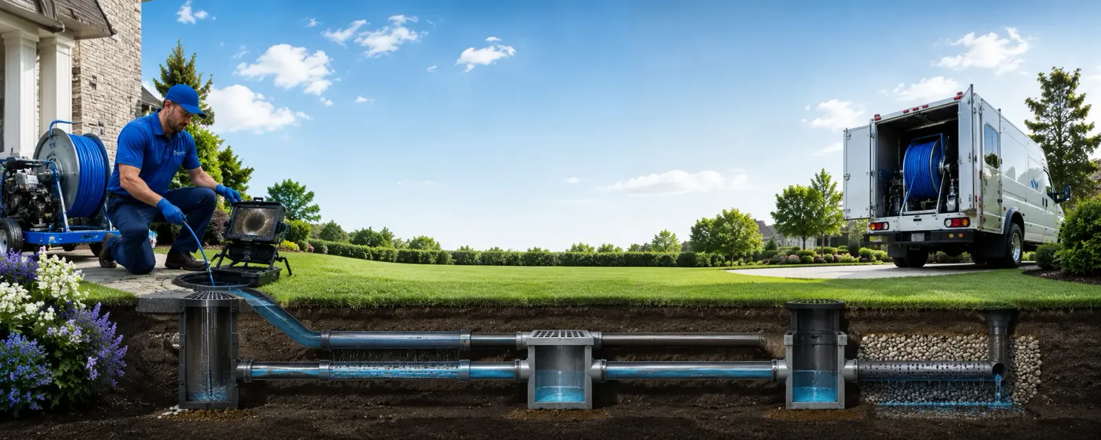 Outdoor drain cleaning information for Auburn, KS